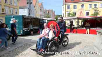 Mindelheim: Mit Video: Flotte Fahrt mit der neuen Rikscha durch Mindelheim | Mindelheimer Zeitung - Augsburger Allgemeine