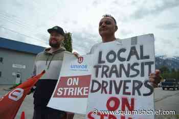 The Sea to Sky transit strike might just break a record - Squamish Chief