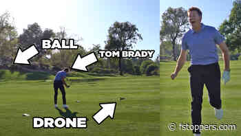 Tom Brady Hits Hole-In-One In Insane Drone Shot