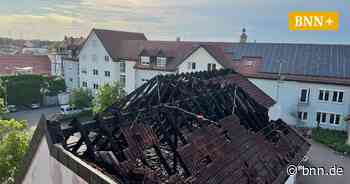 Wohnhaus-Brand in Bruchsal: Zwei Bewohner können vorläufig nicht zurück - BNN - Badische Neueste Nachrichten