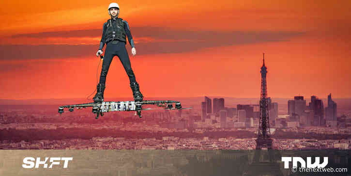 Watch with envy as this hoverboard soars over Paris