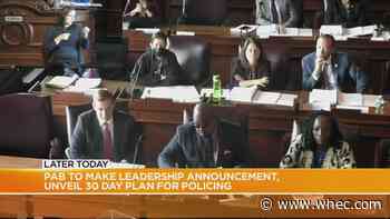 WATCH LIVE: Police Accountability Board will speak about its leadership at 10 a.m.