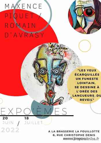 Maxence Piquet expose à la Brasserie de La Fouillotte - Epinal infos - Epinal Infos