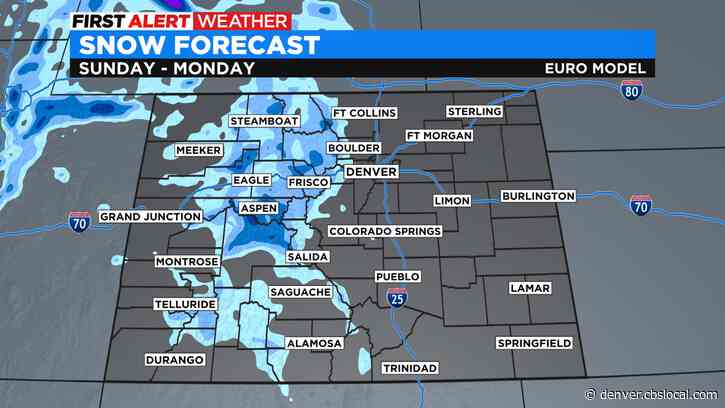 Colorado Weather: Mountain Snow And Front Range Thunderstorms Expected This Weekend