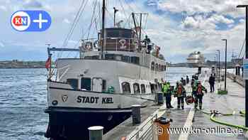 Feuer auf der „Stadt Kiel“: Traditionsschiff steuert Reventloubrücke an