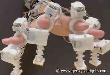 Feel shapes in virtual reality using FingerX