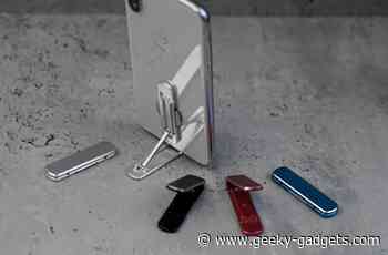 W aluminium compact, minimalist mini phone stand