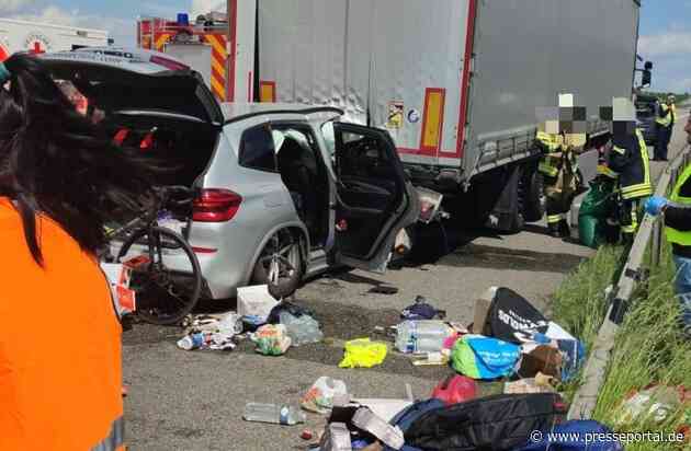 API-TH: Schwerer Lkw Unfall auf der A 4 Ri. Dresden bei Neudietendorf -1. Ergänzungsmeldung-
