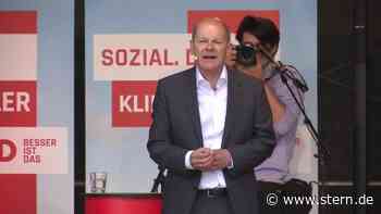 Video: Beifall und Unmut in Kiel: Scholz verteidigt seine Ukraine-Politik - STERN.de