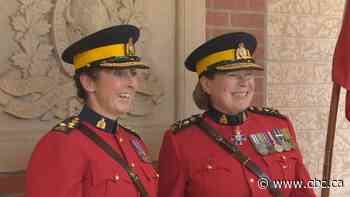 Bagpipes and cheers ring out as new commanding officer takes over Saskatchewan RCMP