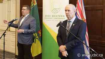 Western premiers demand 'sustainable' health-care funding from federal government at meeting in Regina