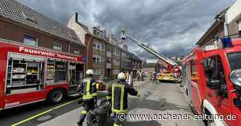 Boos-Fremery-Straße: Feuerwehr rückt wegen Balkonbrand in Oberbruch aus - Aachener Zeitung