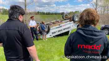 MADD hopes smashed car display will serve as sobering reminder of impaired driving dangers