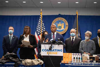 Mayor Adams and Attorney General James Announce Take Down of Massive Retail Theft and Crime Operatio - nyc.gov