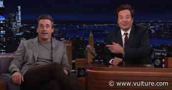 'The Tonight Show': Jon Hamm Always Commits to the Bit - Vulture
