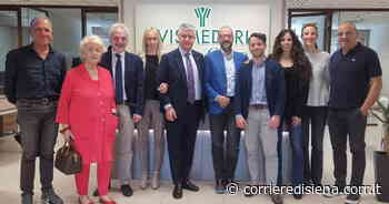 Siena, Montomoli ha ricevuto la visita del senatore Mallegni: “Biotecnopolo cruciale per il futuro” - Corriere di Siena
