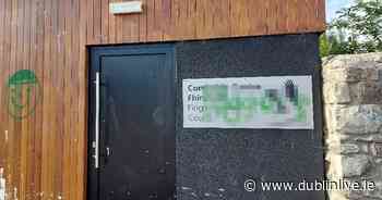 'Shocking' racist graffiti spray painted on toilets in Dublin park - Dublin Live