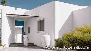 This serene weekend home in Ahmedabad will transport you from Gujarat to Greece - Architectural Digest India