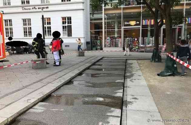 POL-PDTR: TRIER, Kornmarkt, 6-jähriges Mädchen steckt in Wasserlauf fest.