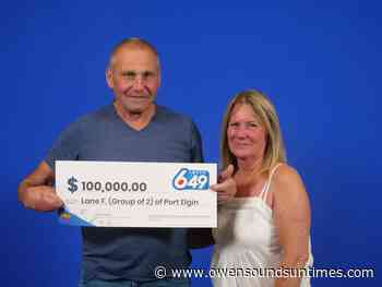 Port Elgin residents win $100000 6/49 prize - Owen Sound Sun Times