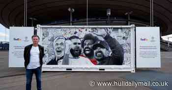 New mural unveiled ahead of final at Stade de France - Hull Live
