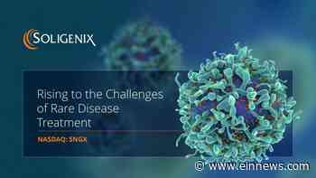 Soligenix, Inc. (NASDAQ: SNGX) Developing Treatments for Multiple Cancers, Vaccine Candidates (Ebola, Sudan, & - EIN News