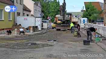 Luckenwalde: Bauarbeiten in der Käthe-Kollwitz-Straße verzögern sich - Märkische Allgemeine Zeitung