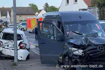 70.000 Euro Schaden und ein Verletzter bei Steinheim - Westfalen-Blatt