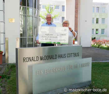 LWG unterstützt Ronald Mc Donald Haus Cottbus mit Spende - Märkischer Bote