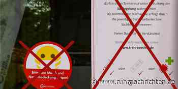 Maskenpflicht in der Kreisverwaltung Coesfeld entfällt - Inzidenzen sinken - Ruhr Nachrichten