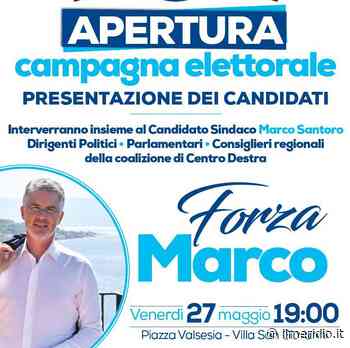 Elezioni Villa San Giovanni: in piazza l'apertura ufficiale della campagna targata Marco Santoro Sindaco - Il Meridio