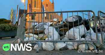 Lichtervelde stelt verzamelde zwerfvuil tentoon op de markt: "Zo zien de mensen met eigen ogen hoeveel afval er rondslingert" - Vlaamse Radio- en Televisieomroeporganisatie