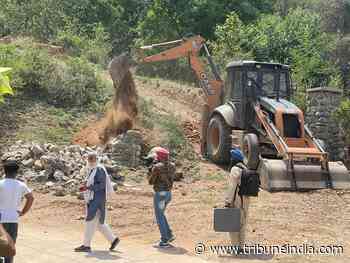 Demolition drive on Chandigarh's periphery: Realtor 'stings' forest officials - The Tribune India