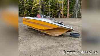 Entire boat dumped on forest service road near Kelowna - Kelowna News - Castanet.net