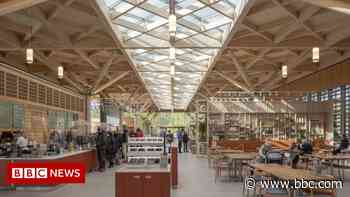 RHS Bridgewater's visitor centre wins architecture award - BBC