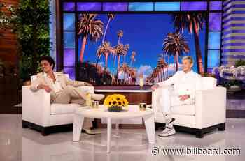 Bruno Mars Surprises Ellen DeGeneres With Some Very Bruno-Centric Farewell Gifts - Billboard