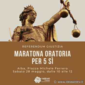 Maratona oratoria dei Radicali Cuneo sul Referendum Giustizia - IdeaWebTv