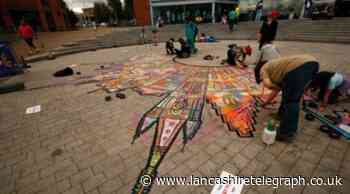 Blackburn: Pavement art-workshop for Queen’s Platinum Jubilee