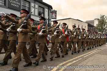 WATCH:  Duke of Lancaster's Regiment march through Ormskirk