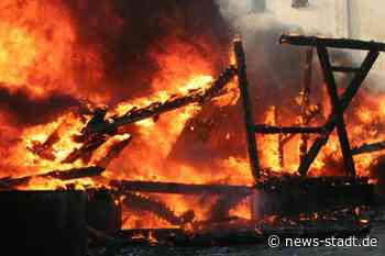 OF/Seligenstadt: Zwei Gartenhütten völlig abgebrannt drei weitere Gartenhütten wurden stark beschädigt - News Stadt