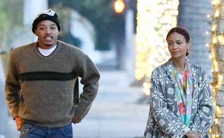 Thandiwe Newton Spotted at Dinner with New Boyfriend Lonr (Photos)