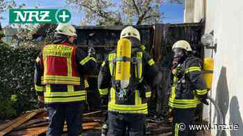 Goch: Sichtschutzzaun durch Flämmarbeiten angezündet - NRZ News