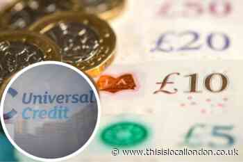 The people receiving Universal Credit in south east London