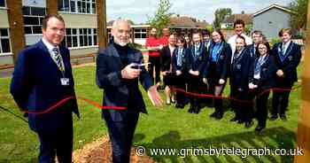 Waste ground turned into outdoor learning space at Beacon Academy - Grimsby Live