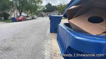 Virginia Beach residents experience delays in recycling pick-up