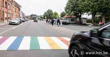 Twee regenboogzebrapaden in het centrum van Oudenaarde als permanent symbool tegen discriminatie - Het Laatste Nieuws