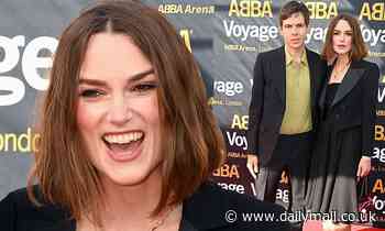 Keira Knightley hits the red carpet with beau James Righton at the ABBA's Voyage concert in London - Daily Mail