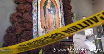 Captado en cámara: A golpes destruyen el rostro de la Virgen de Guadalupe en mural - Chicago Tribune