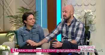 Jonathan Goodwin talks about how he 'nearly died' as partner breaks down - Wales Online