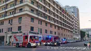 Un pezzo di cornicione precipita dal sesto piano, paura a Cagliari - La Nuova Sardegna